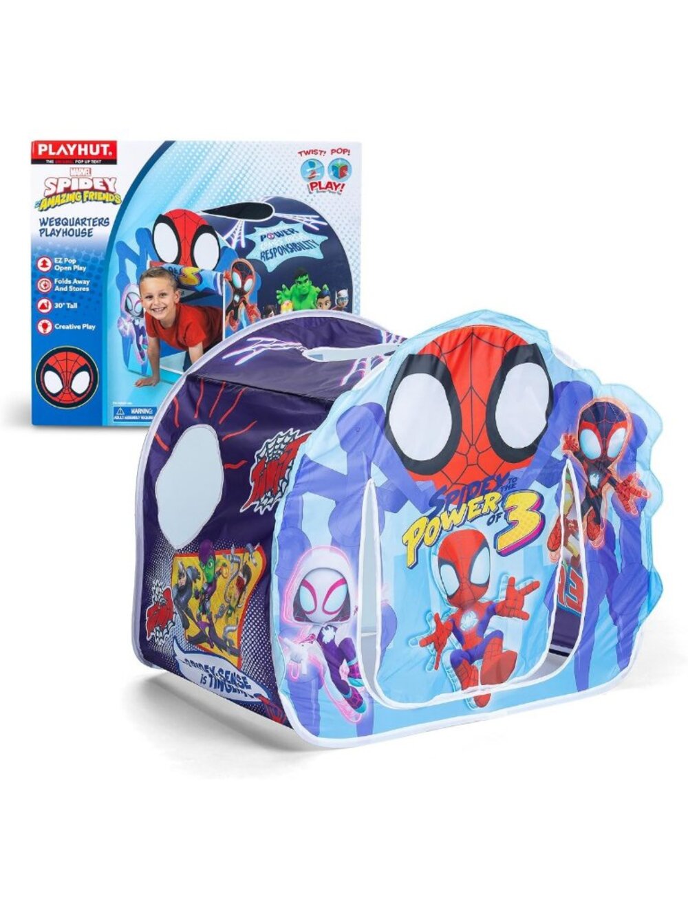 Cozy Indoor Playhouse for Kids - Fun Spider-Themed Tent with Easy Setup